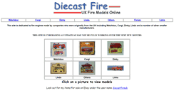 Desktop Screenshot of diecastfire.co.uk